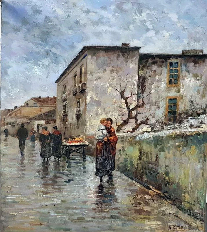  72-Strada di campagna napoletana 